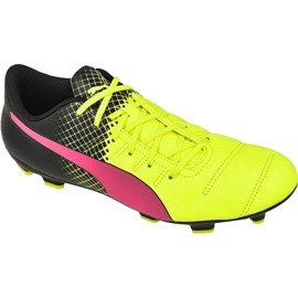 Futballcipő Puma evoPOWER 4.3 Fg Tricks M 10358501 sokszínű sárga Futballcipő Puma evoPOWER 4.3 Fg Tricks M 10358501 sokszínű sárga