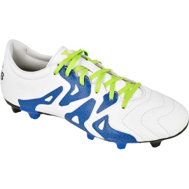 Adidas X 15.3 FG / AG M Bőr S74641 futballcipő fehér
