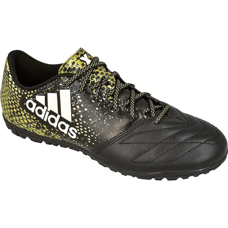 Adidas ACE 16.3 TF Leather M BB4197 futballcipő fekete