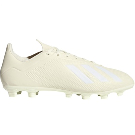 Adidas X 18.4 Fg M DB2187 futballcipő bézs fehér