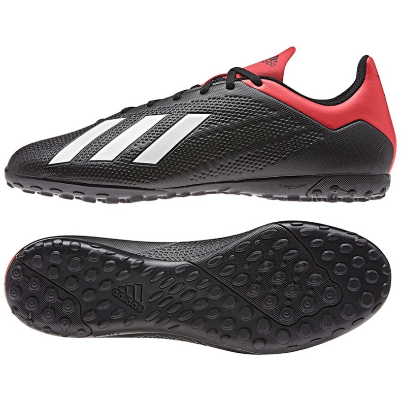 Adidas X 18.4 Tf M BB9412 futballcipő fekete fekete