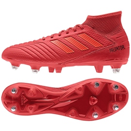 Adidas Predator 19.3 Sg M D97958 futballcipő piros piros