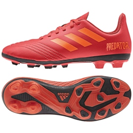 Adidas Predator 19.4 FxG Jr CM8541 futballcipő sokszínű piros Adidas Predator 19.4 FxG Jr CM8541 futballcipő sokszínű piros