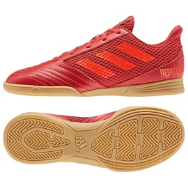 Belső cipő adidas Predator 19.4 In Sala Jr CM8552 sokszínű piros