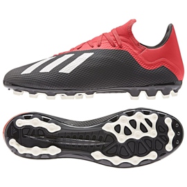 Adidas X 18.3 Ag M F36627 futballcipő fekete fekete