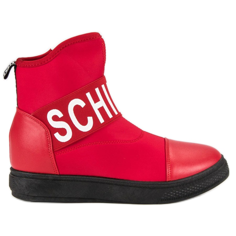 Bestelle Divatos magas cipők fehér piros