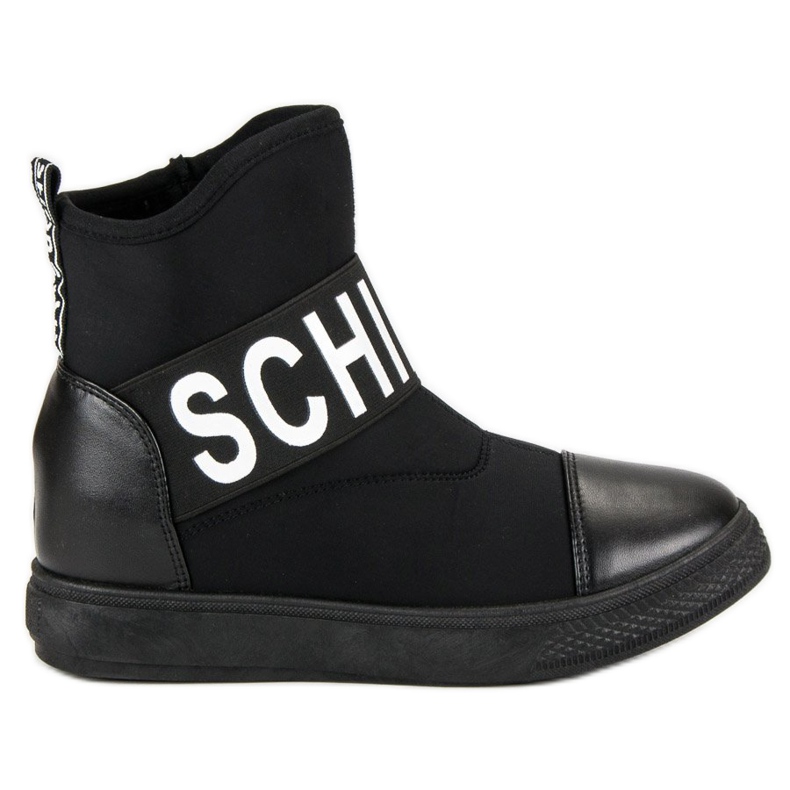 Bestelle Divatos magas cipők fehér fekete