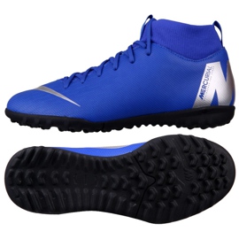 Nike Mercurial SuperflyX 6 Academy Gs Tf Jr AH7344-400 futballcipő kék kék