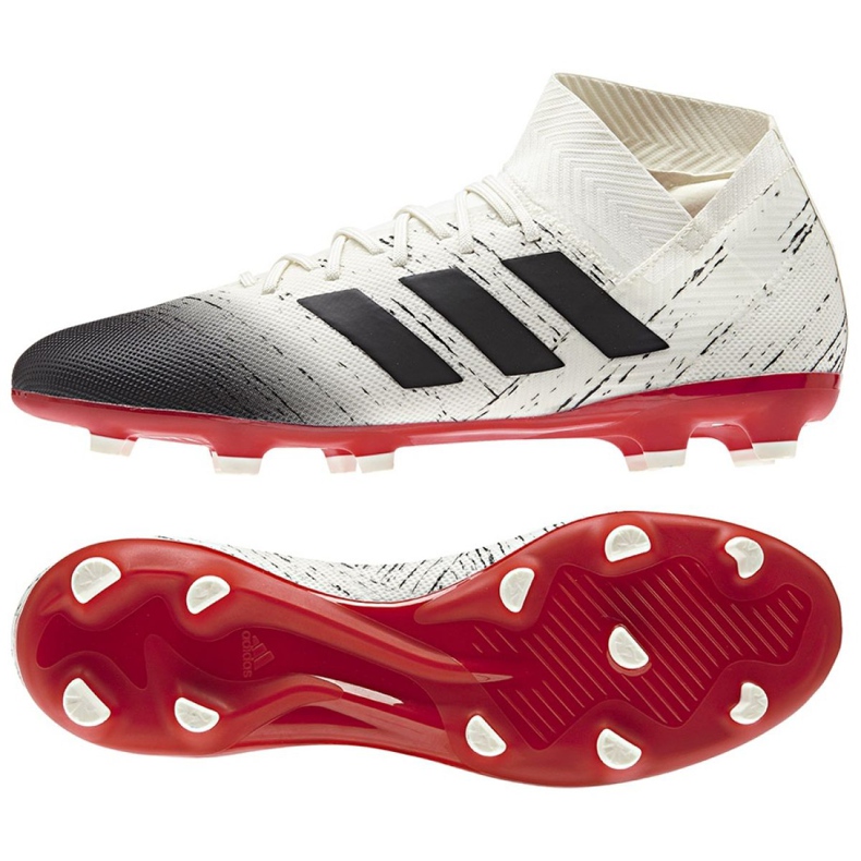 Adidas Nemeziz 18.3 Fg M BB9437 futballcipő fehér fehér