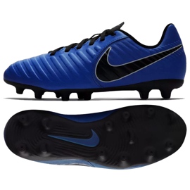 Nike Jnr Tiempo Legend 7 Club Mg Jr AO2300-400 futballcipő sokszínű kék