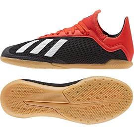 Belső cipő adidas X 18.3 Fg Jr BB9395 fekete sokszínű