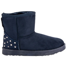 Navy Blue Mukluki Fúvókákkal kék