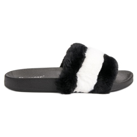 Seastar Papucs szőrmével fekete Seastar Papucs szőrmével fekete