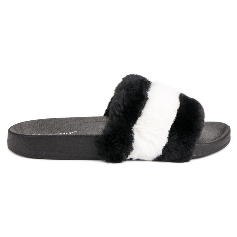 Seastar Papucs szőrmével fekete