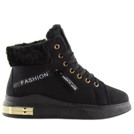 Fekete szigetelésű cipők W19-25 Fekete