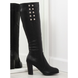 Fekete magassarkú 7330-PA Fekete