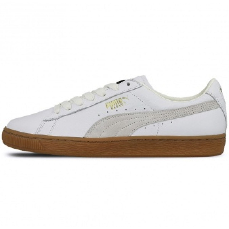 Puma Basket Classic Gum Deluxe M 365366 01 cipő fehér