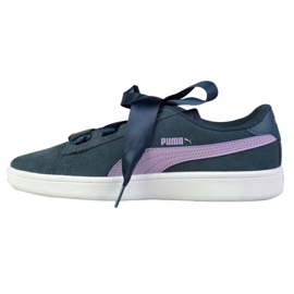Puma Smash v2 Ribbon Jr 366003 03 sötétkék