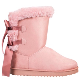 Magas Mukluki íjakkal rózsaszín