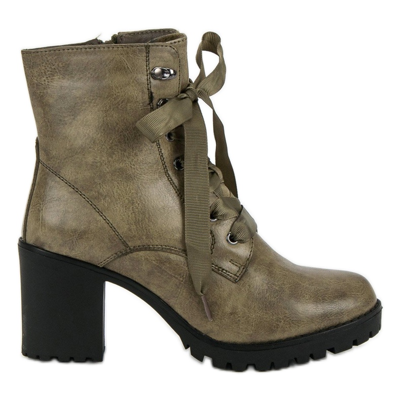 Queentina Meleg csizma az emelvényen zöld