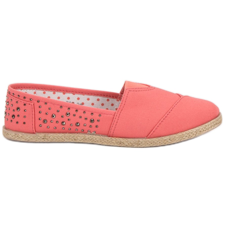 Espadrilles fúvókákkal rózsaszín