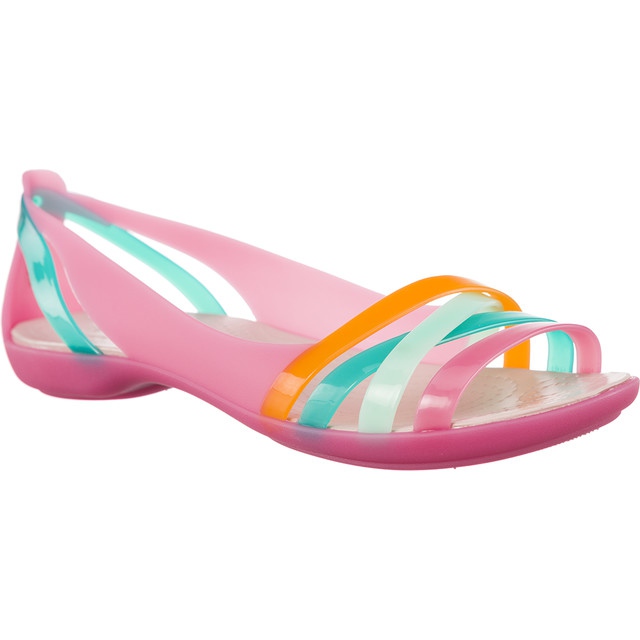 Crocs Isabella Huarache 2 lapos W Paradise rózsaszín rózsa por sokszínű