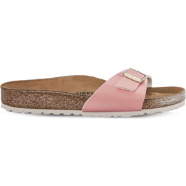 Birkenstock Madrid 493 krém korall rózsaszín