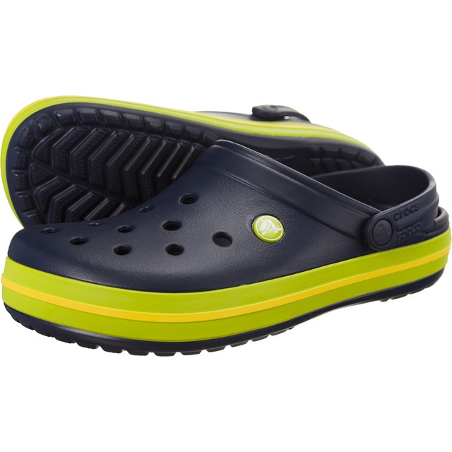 Crocs Crocband Navy Volt zöld citrom Crocs Crocband Navy Volt zöld citrom