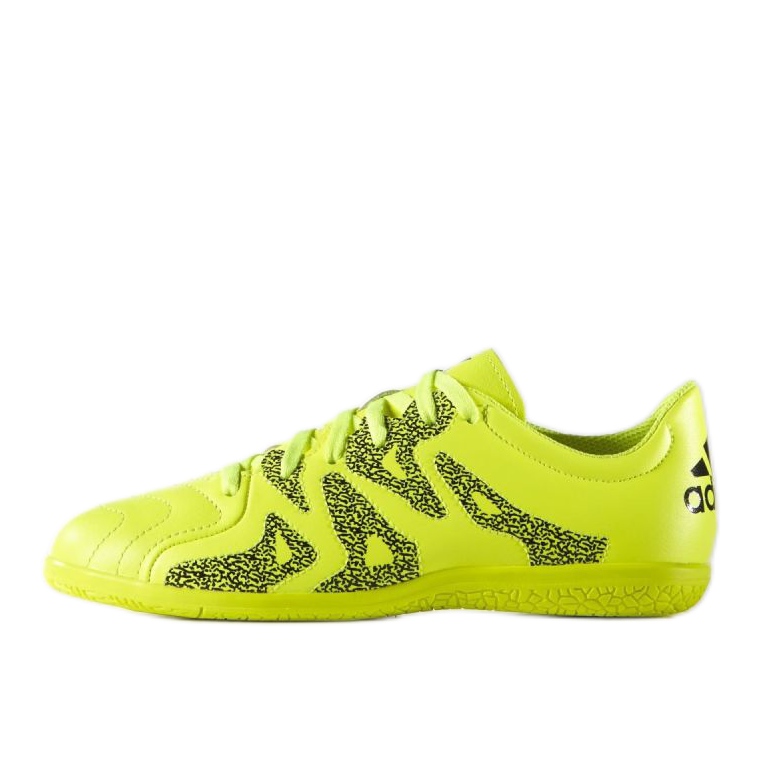 Belső cipő adidas X 15.3 In Leather Jr zöld