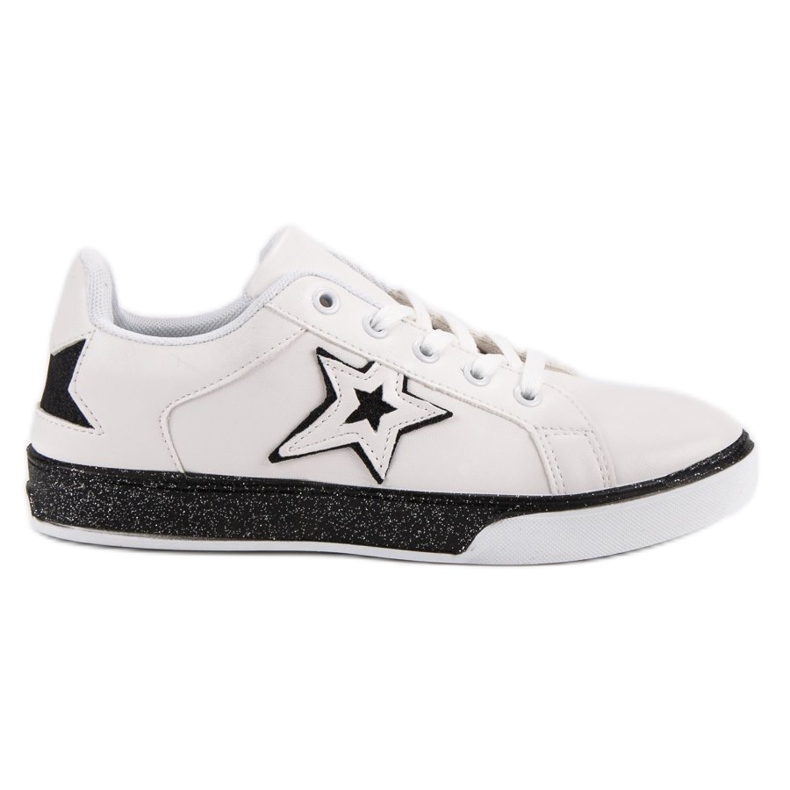 Női sportcipő fehér fekete