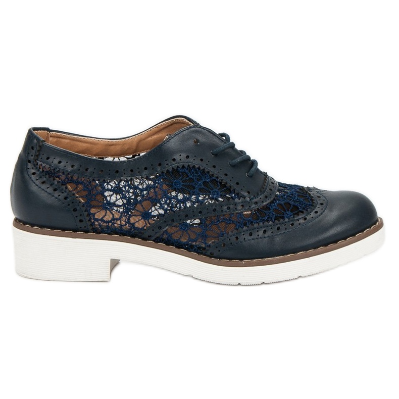 Fama Fűzős cipő kék