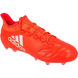 Adidas X16.1 Fg M Bőr S81966 futballcipő sokszínű piros