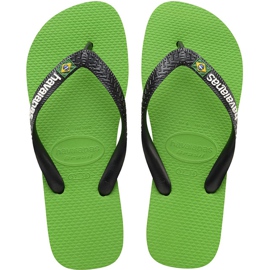 Havaianas Brasil Logo Neon Zöld Fekete sokszínű