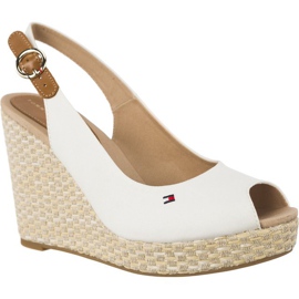 Tommy Hilfiger Ikonikus Elena Basic Sling Back 121 Whisper White fehér barna