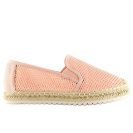 Rózsaszín női espadrilles 6602 Pink
