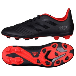 Adidas Predator 19.4 FxG Jr G26980 futballcipő fekete fekete