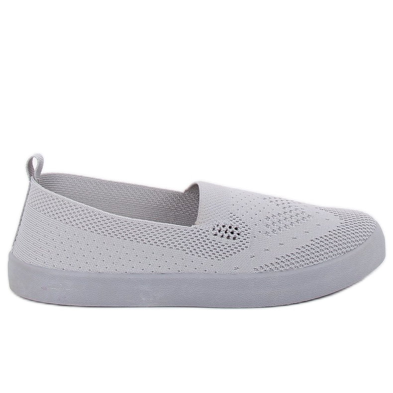 Szürke áttört cipők JX63P Szürke