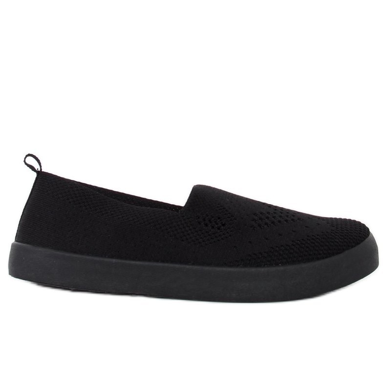 Fekete áttört cipők JX63P Fekete