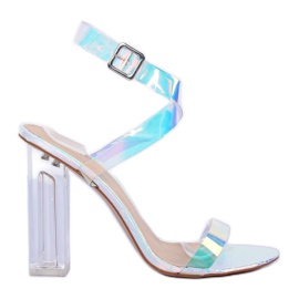 Benzin szandál 17-26B Ezüst szürke