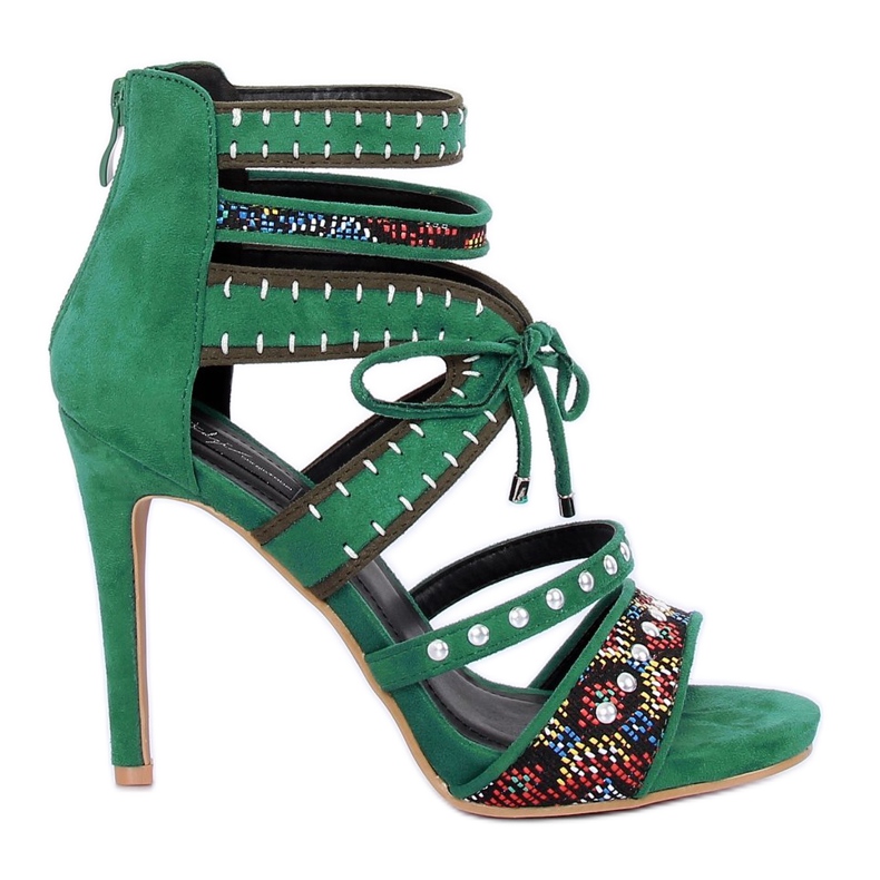 Zöld gladiátor szandál MT029 Zöld