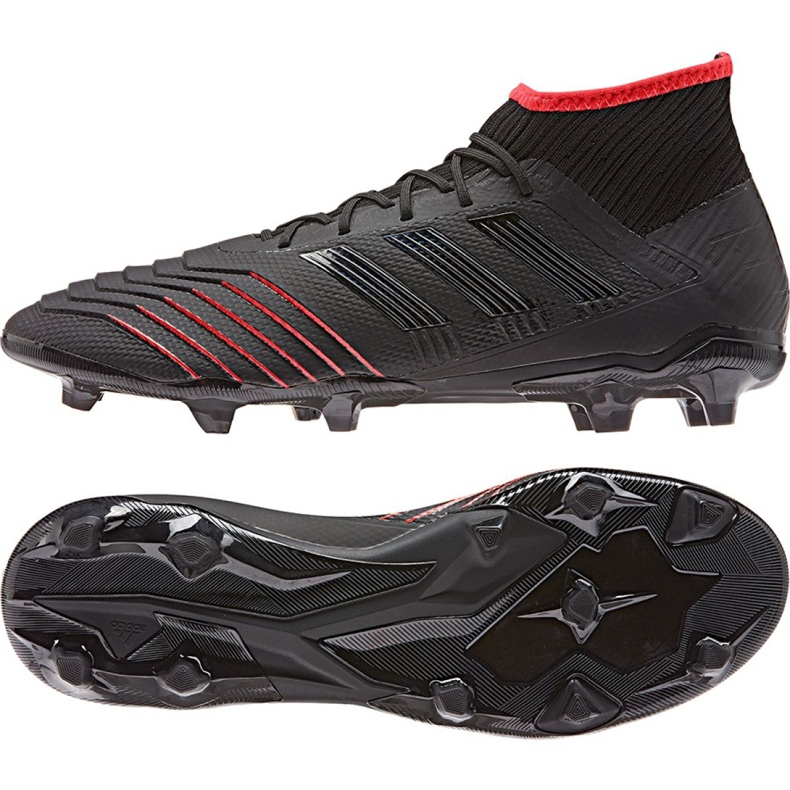 Adidas Predator 19.2 Fg M D97939 futballcipő fekete fekete