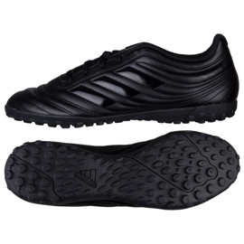 Adidas Copa 19.4 Tf M D98071 futballcipő fekete fekete