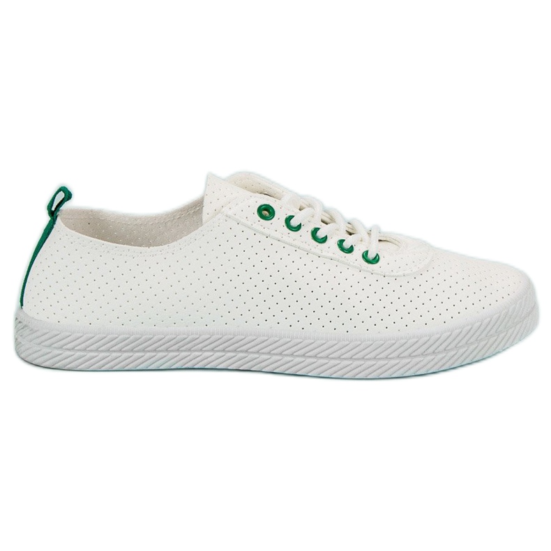 Kylie Áttört kötött cipők fehér