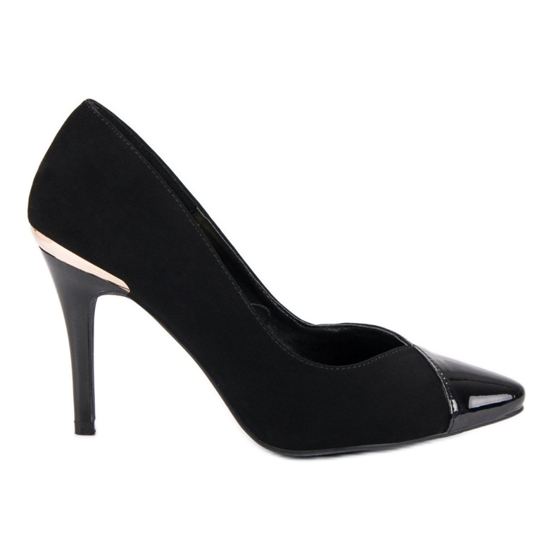 W. Potocki Elegáns fekete magassarkú