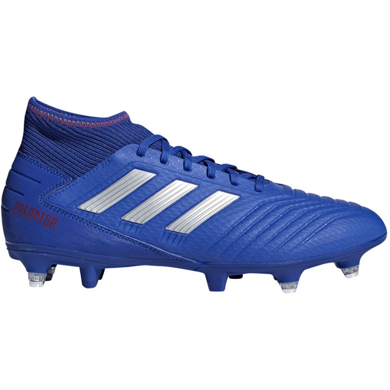 Adidas Predator 19.3 Sg M D97957 futballcipő sokszínű kék