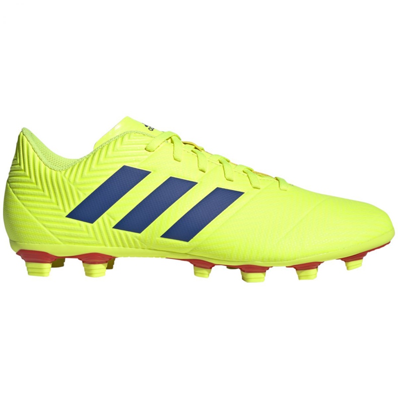Adidas Nemeziz 18.4 FxG M BB9440 futballcipő sárga sárga