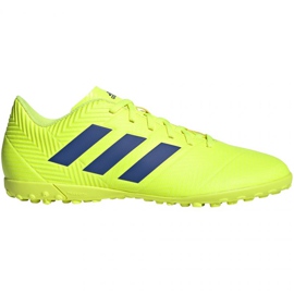 Adidas Nemeziz 18.4 Tf M BB9473 futballcipő sárga sárga Adidas Nemeziz 18.4 Tf M BB9473 futballcipő sárga sárga