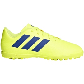Adidas Nemeziz 18.4 Tf Jr CM8522 futballcipő sárga sárga Adidas Nemeziz 18.4 Tf Jr CM8522 futballcipő sárga sárga