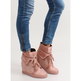 Suede cipők B12-22 Pink II-GAT rózsaszín Suede cipők B12-22 Pink II-GAT rózsaszín