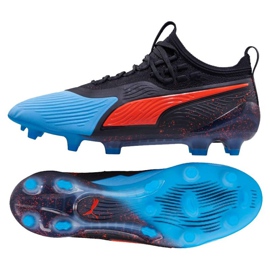 Puma One 19.1 Syn Fg Ag M 105481 01 futballcipő fekete fekete Puma One 19.1 Syn Fg Ag M 105481 01 futballcipő fekete fekete